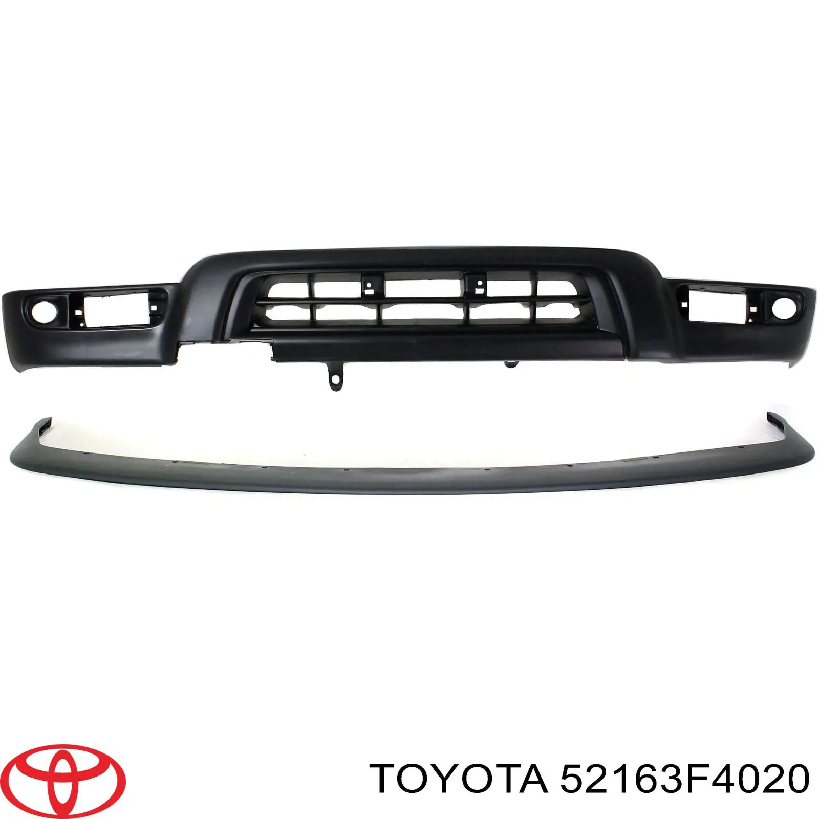 Placa sobreposta do pára-choque traseiro direito Toyota 52163F4020 preço, a partir de 21,60 USD