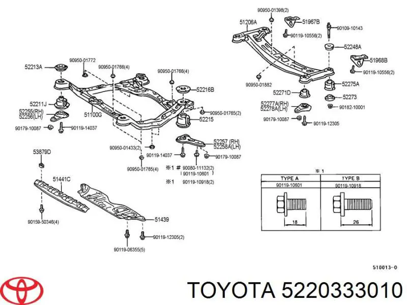  Toyota 5220333010 preço, a partir de 77,78 USD