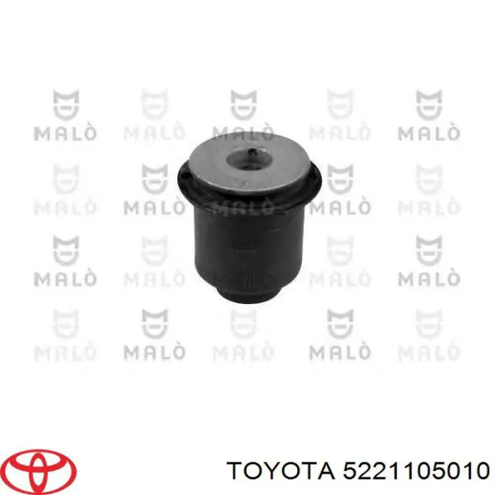 5221105010 Toyota Bloco silencioso (coxim) de viga dianteira (de plataforma veicular)