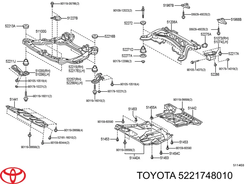 5221748010 Toyota 