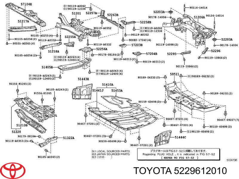 5229612010 Toyota 