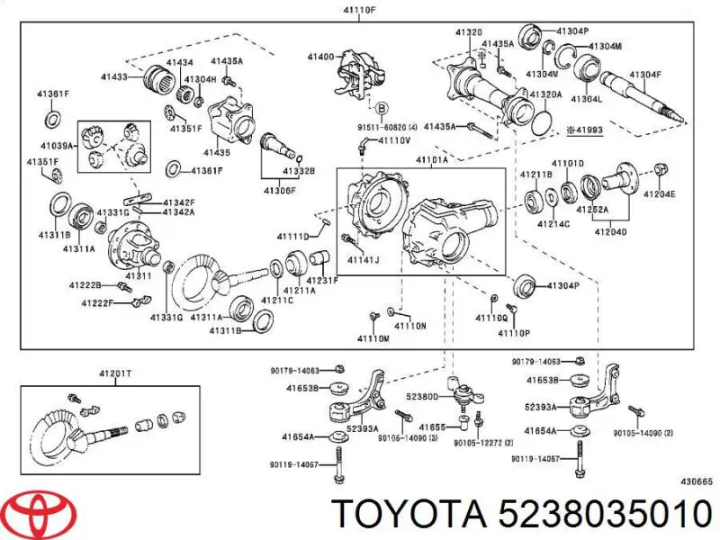  Toyota 5238035010 preço, a partir de 206,06 USD