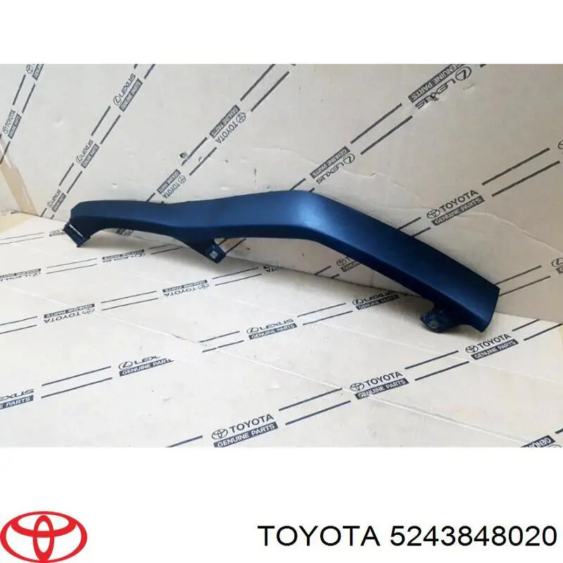 Compre 5243848020 Toyota Placa sobreposta esquerda do pára-choque dianteiro