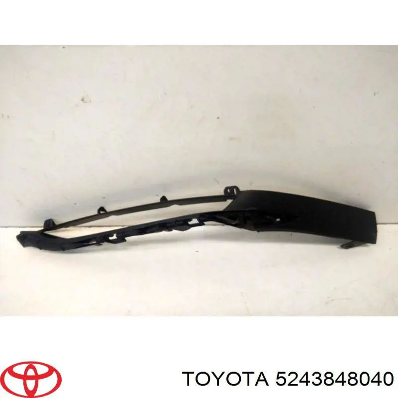 Compre 5243848040 Toyota Placa sobreposta esquerda do pára-choque dianteiro