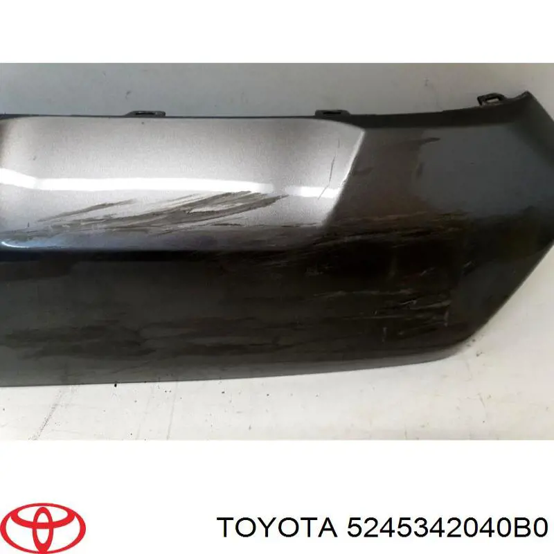 Compre 5245342040B0 Toyota Placa sobreposta central do pára-choque traseiro