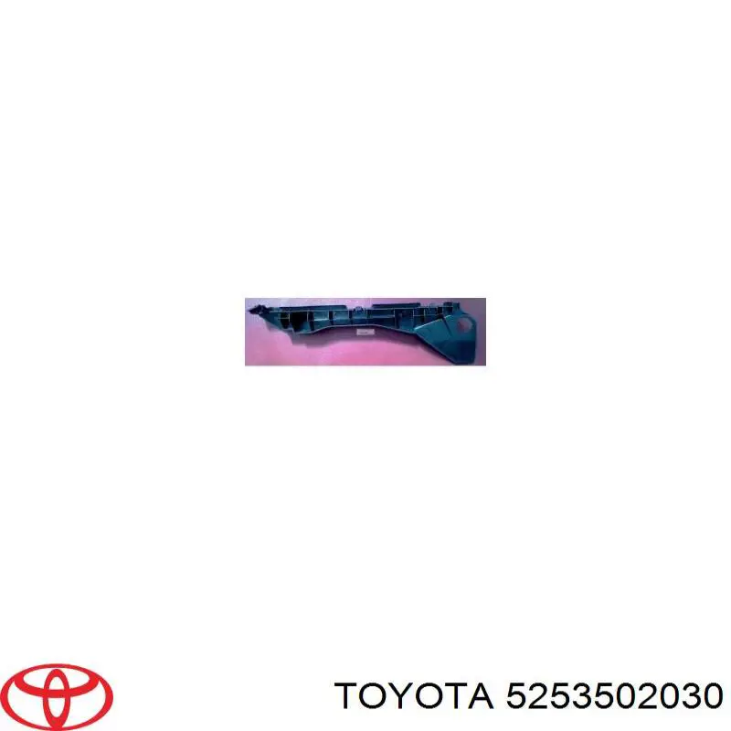 Consola externa direita do pára-choque dianteiro Toyota 5253502030 preço, a partir de 50,00 USD