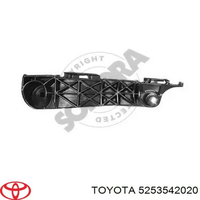Consola do pára-choque dianteiro direito Toyota 5253542020 preço, a partir de 9,04 USD