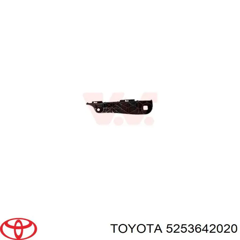 Consola do pára-choque dianteiro esquerdo Toyota 5253642020 preço, a partir de 9,18 USD