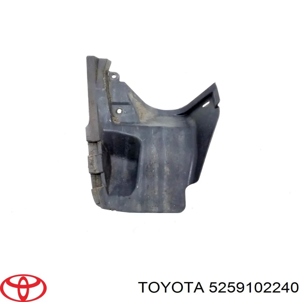 5259102240 Toyota Proteção do pára-choque traseiro