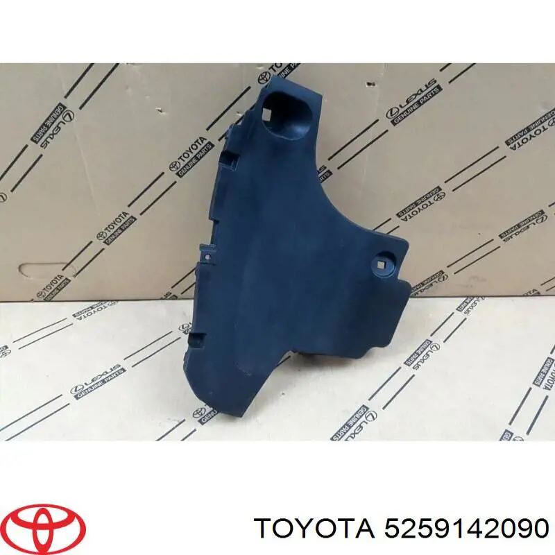 5259142090 Toyota Guarda-barras direito traseiro do pára-lama traseiro