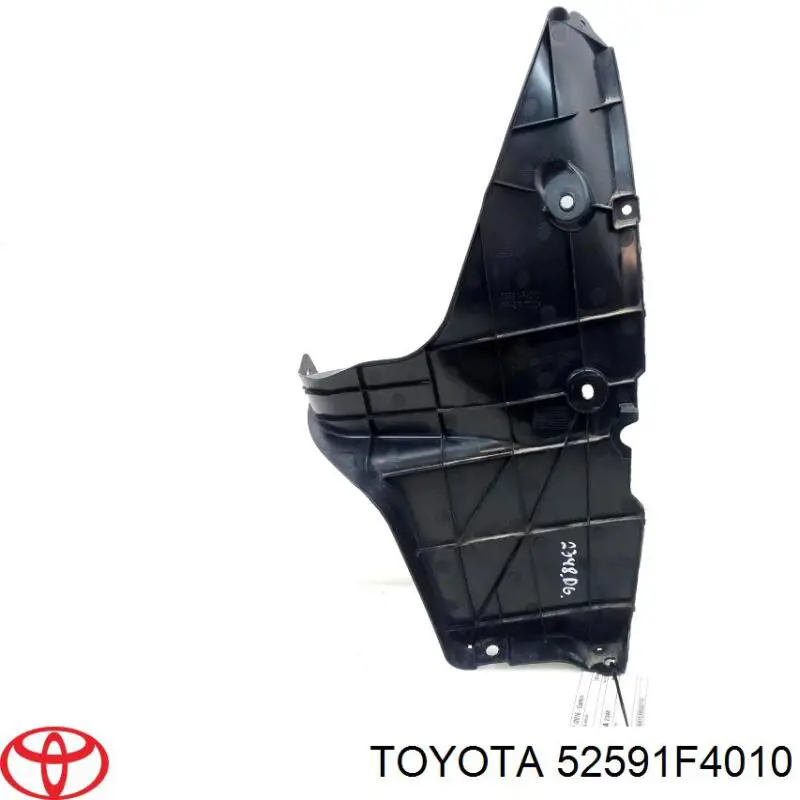 52591F4010 Toyota Guarda-barras direito traseiro do pára-lama traseiro