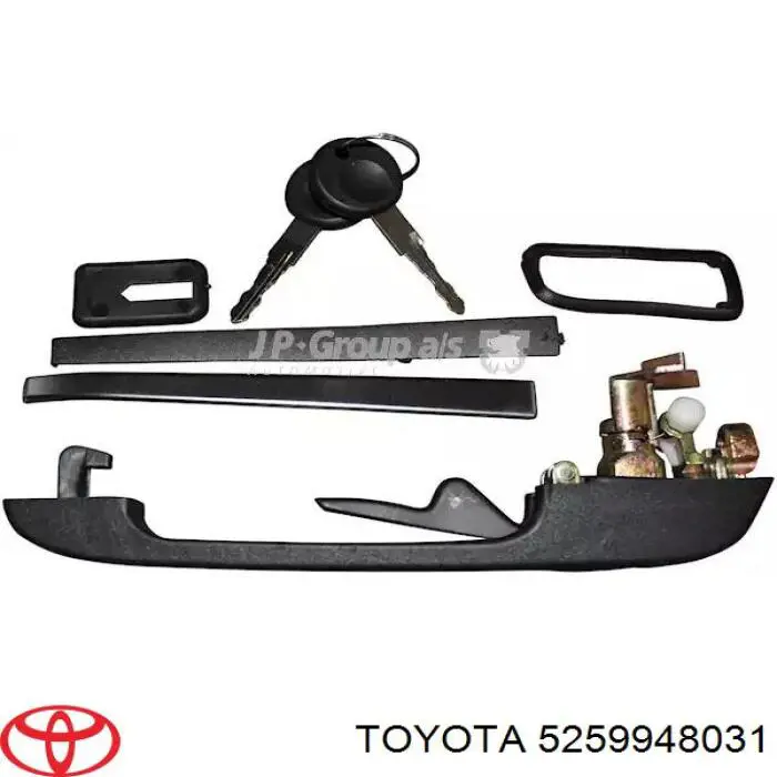 5259948031 Toyota Cápsula (prendedor) de fixação do pára-choque traseiro