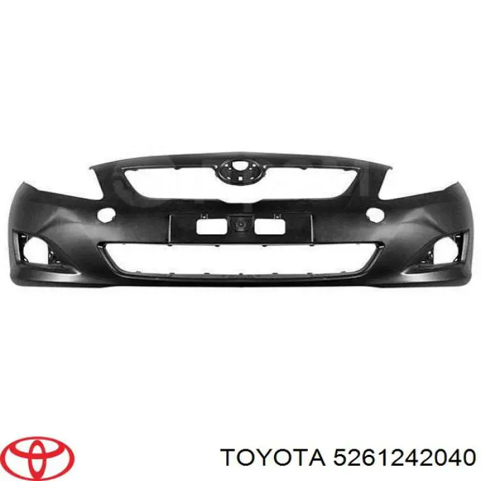 5261242040 Toyota Absorvedor (enchido) do pára-choque dianteiro