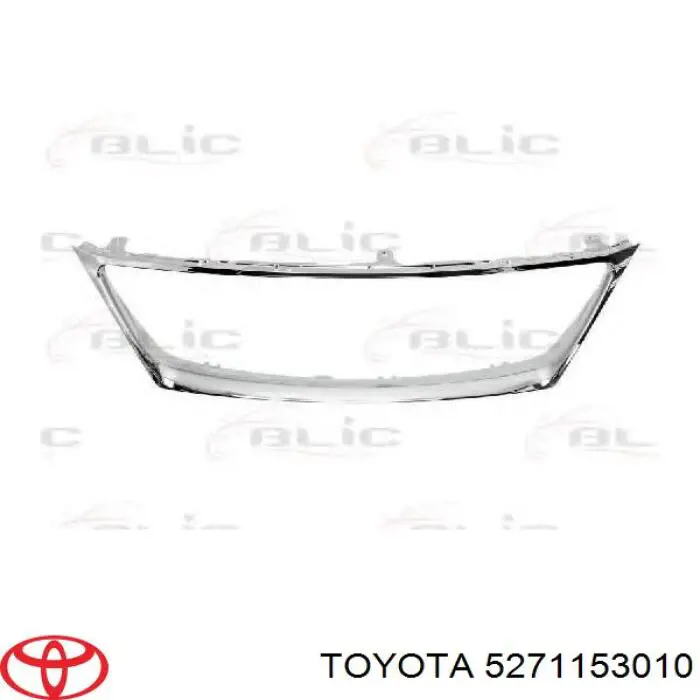 Moldura de grelha do radiador Toyota 5271153010 preço, a partir de 72,49 USD