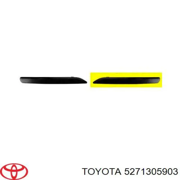 Moldura esquerda do pára-choque dianteiro Toyota 5271305903 preço, a partir de 29,65 USD