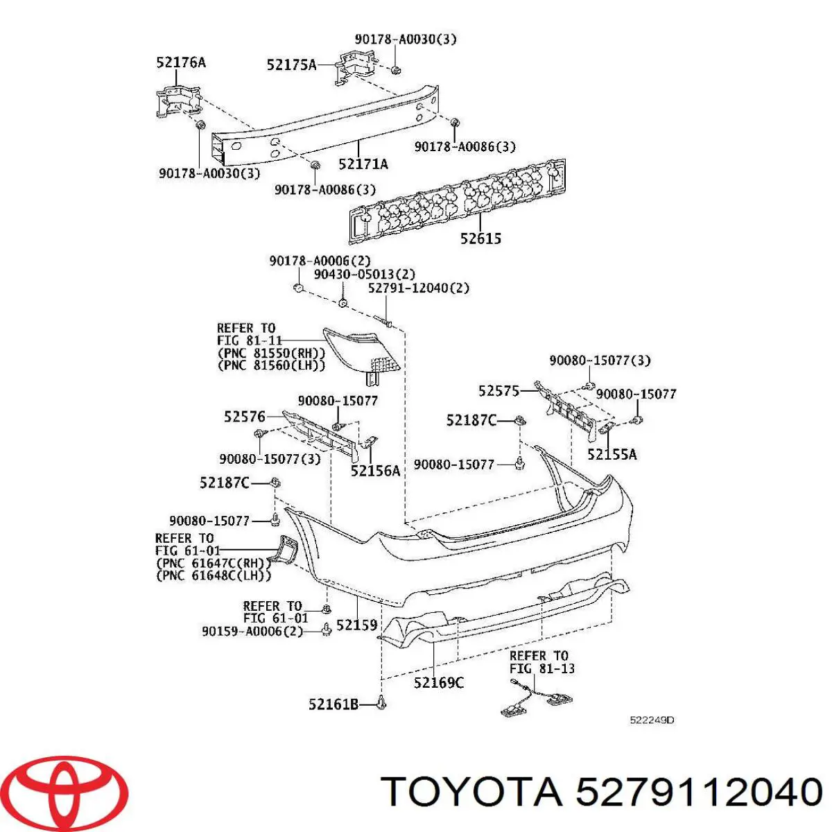 Vedante de adaptador do filtro de óleo Toyota 5279112040 preço, a partir de 2,87 USD