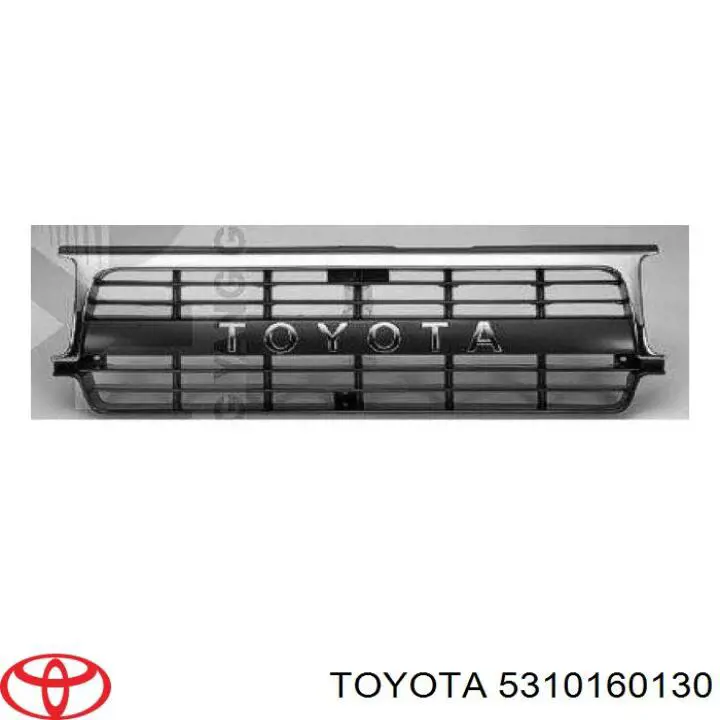 Grelha do radiador Toyota 5310160130 preço, a partir de 312,84 USD