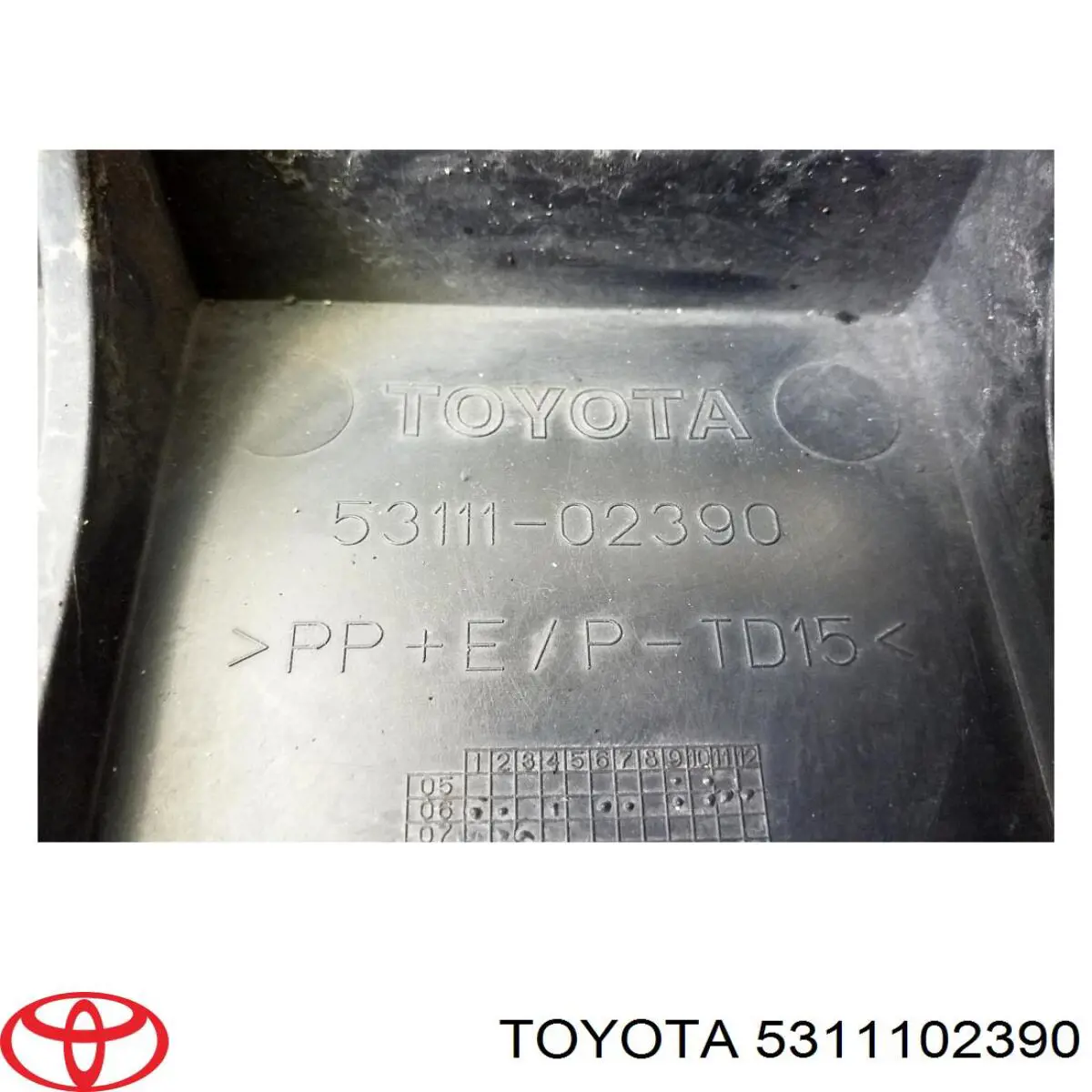 Compre 5311102390 Toyota Grelha do radiador