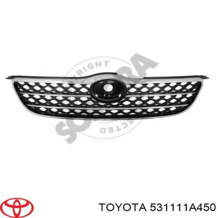 Compre 531111A450 Toyota Grelha do radiador
