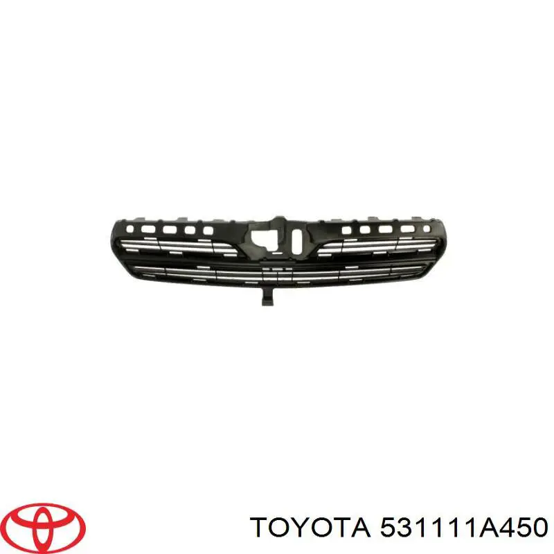 Grelha do radiador 531111A450 Toyota