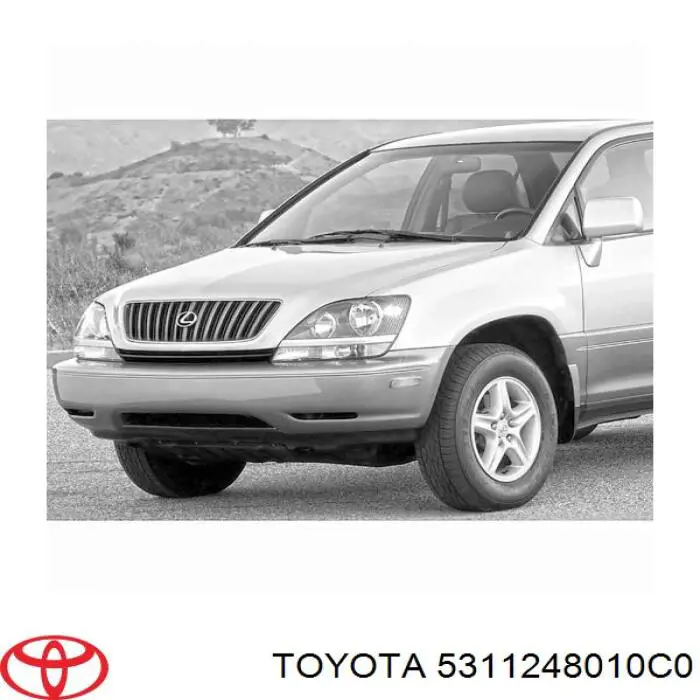 Grelha do radiador Toyota 5311248010C0 preço, a partir de 170,88 USD