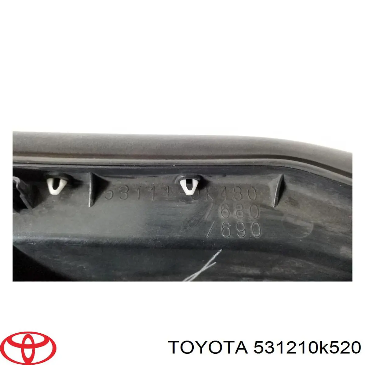 Moldura de grelha do radiador Toyota 531210K520 preço, a partir de 944,64 USD