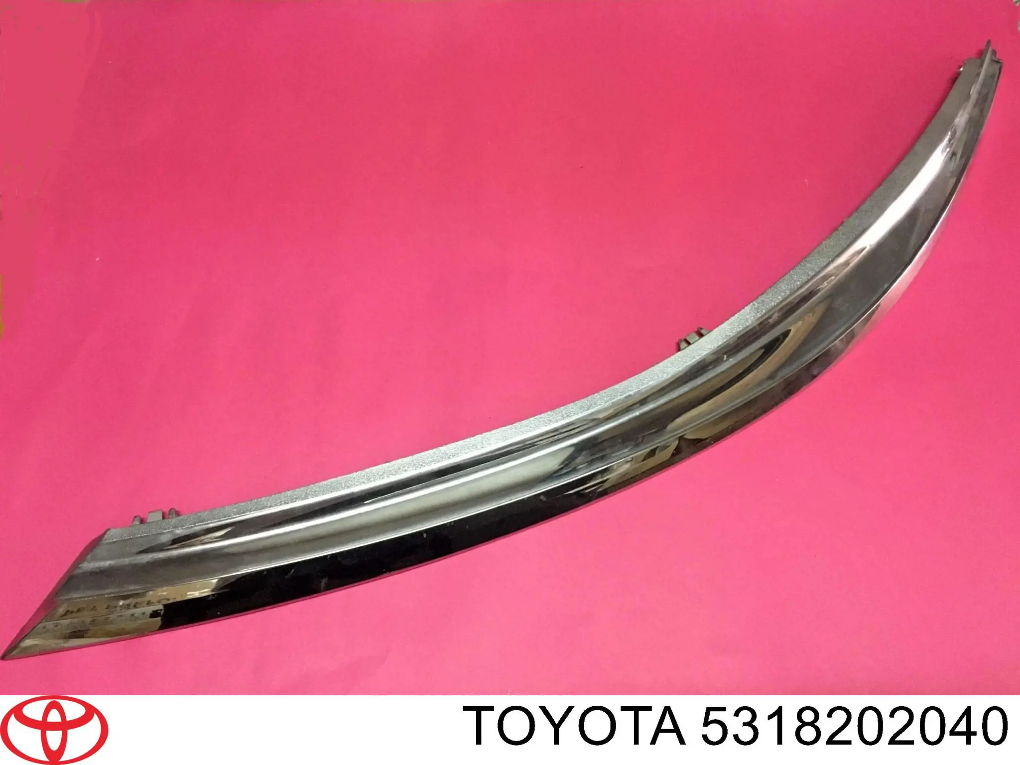5318202040 Toyota Moldura da luz esquerda