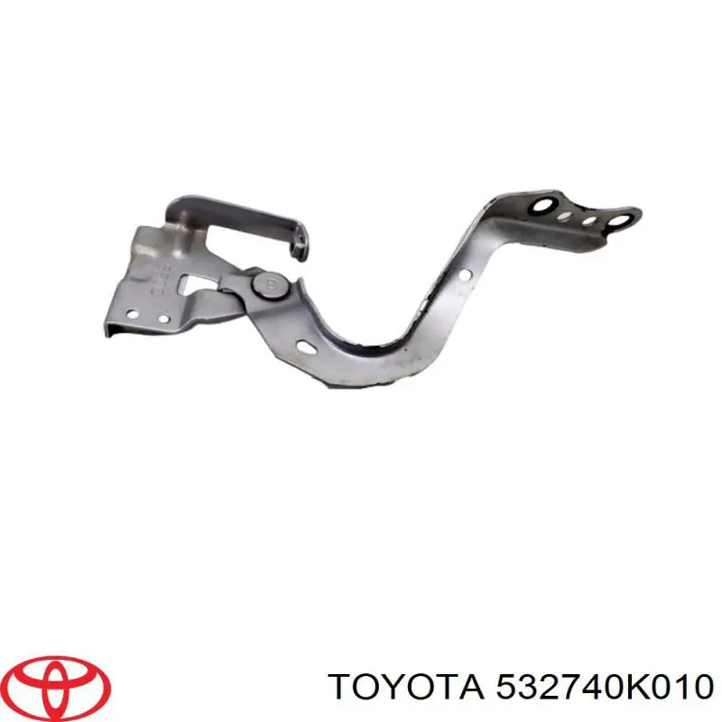 532740K010 Toyota Consola de reforçador do pára-choque dianteiro