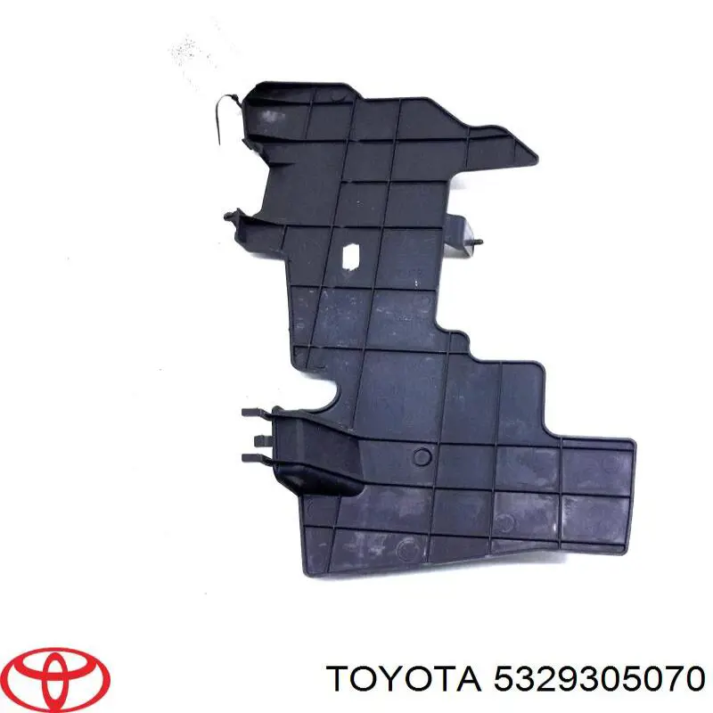 5329305070 Toyota Conduto de ar (defletor) direito do radiador