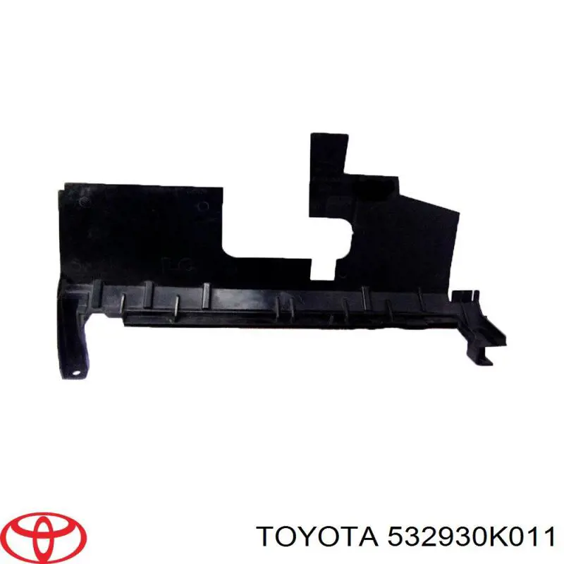Compre 532930K011 Toyota Conduto de ar (defletor) direito do radiador