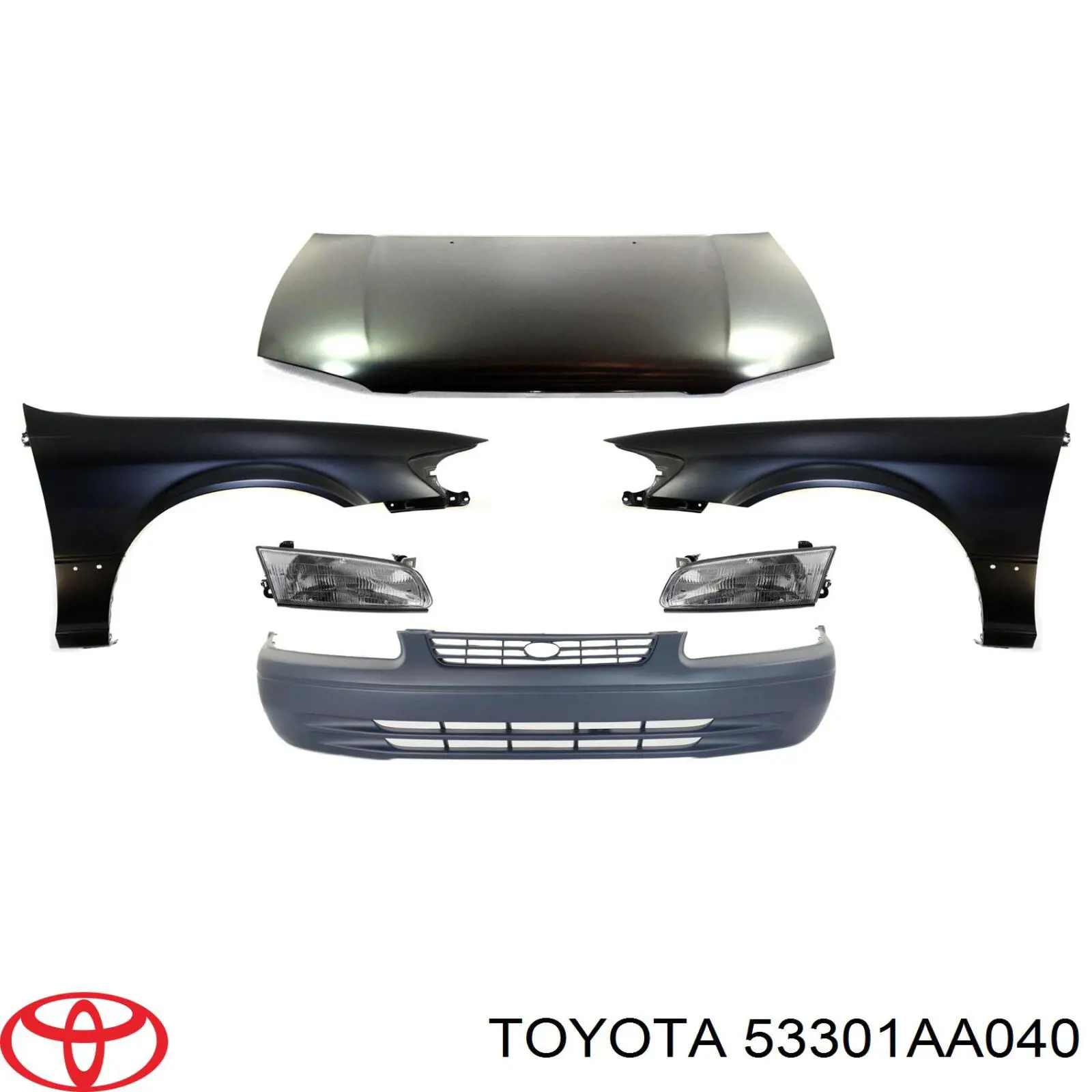Capota Toyota 53301AA040 preço, a partir de 266,77 USD