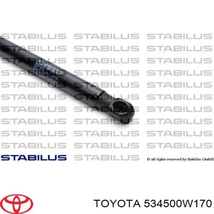 534400W200 Toyota Amortecedor da capota