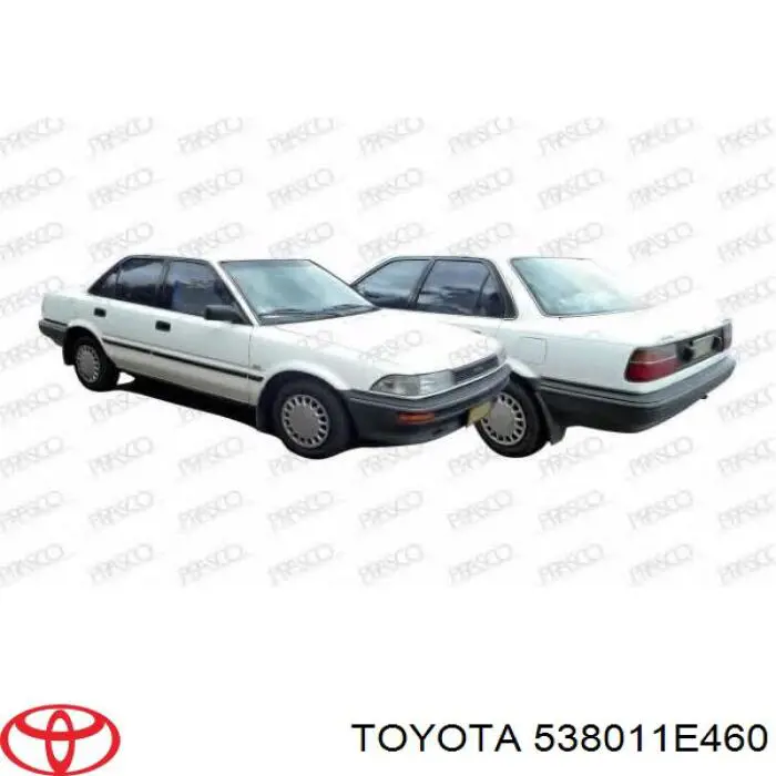 Pára-lama dianteiro direito Toyota 538011E630 preço, a partir de 288,15 USD