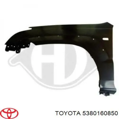 Pára-lama dianteiro direito Toyota 5380160850 preço, a partir de 249,93 USD