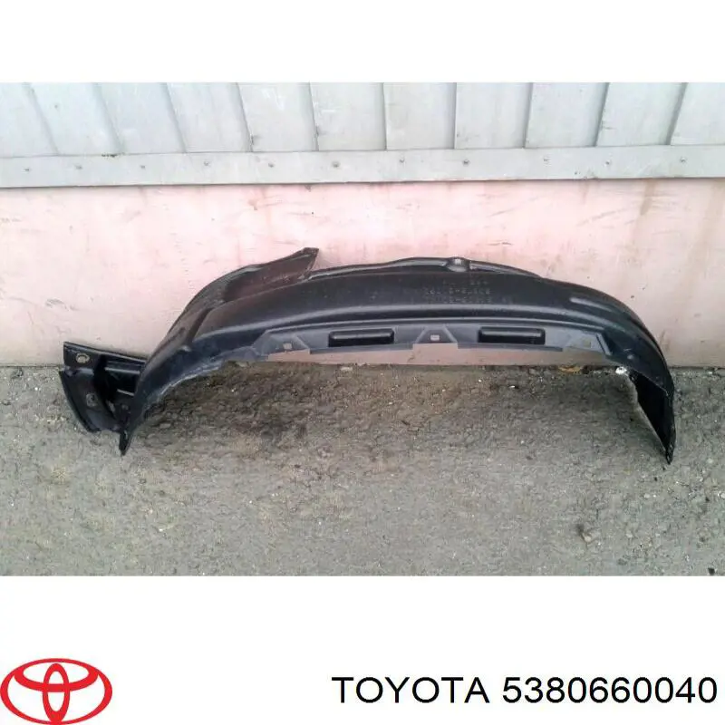 5380660040 Toyota Guarda-barras esquerdo do pára-lama dianteiro