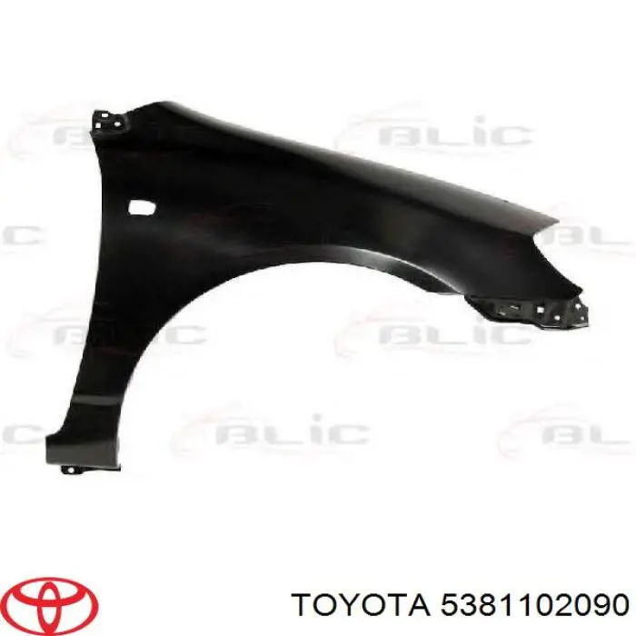 Pára-lama dianteiro direito Toyota 5381102090 preço, a partir de 99,88 USD