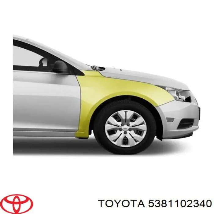 5381102340 Toyota Pára-lama dianteiro direito