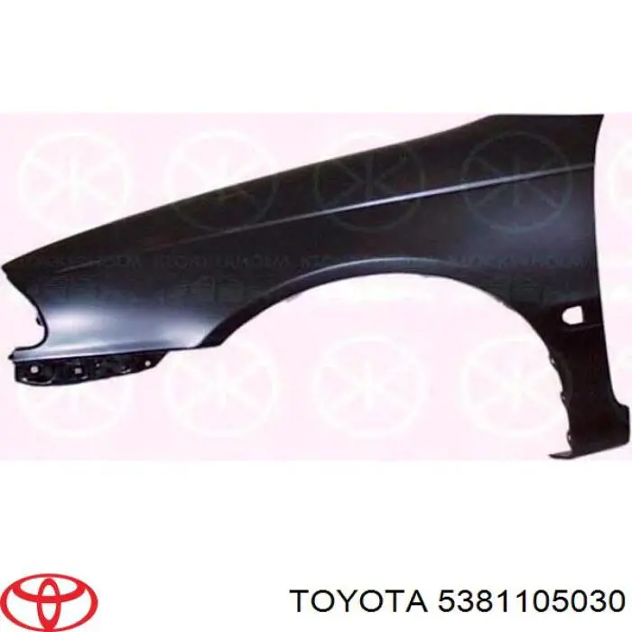 5381105030 Toyota Pára-lama dianteiro direito