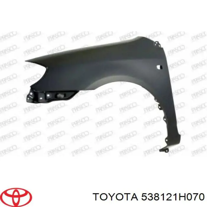 Compre 538121H070 Toyota Pára-lama dianteiro esquerdo
