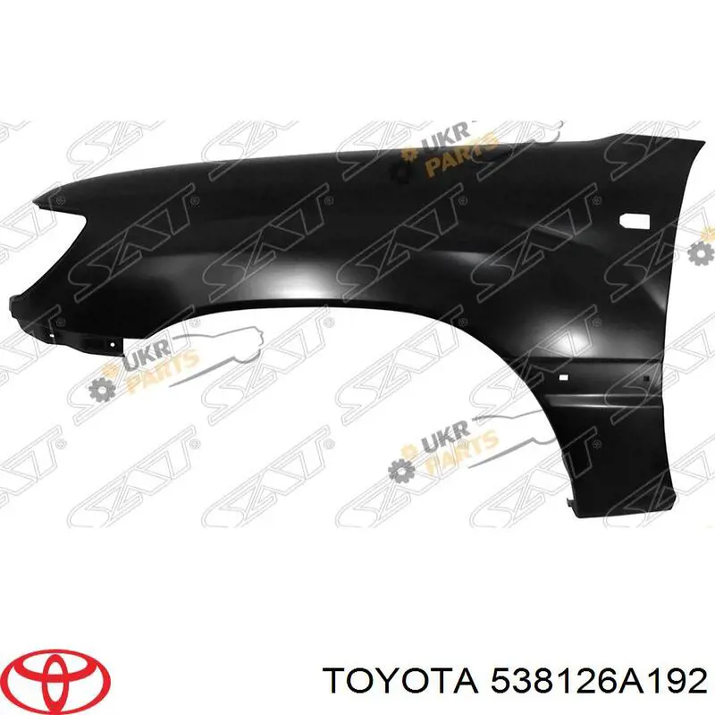 Pára-lama dianteiro esquerdo Toyota 538126A190 preço, a partir de 386,19 USD