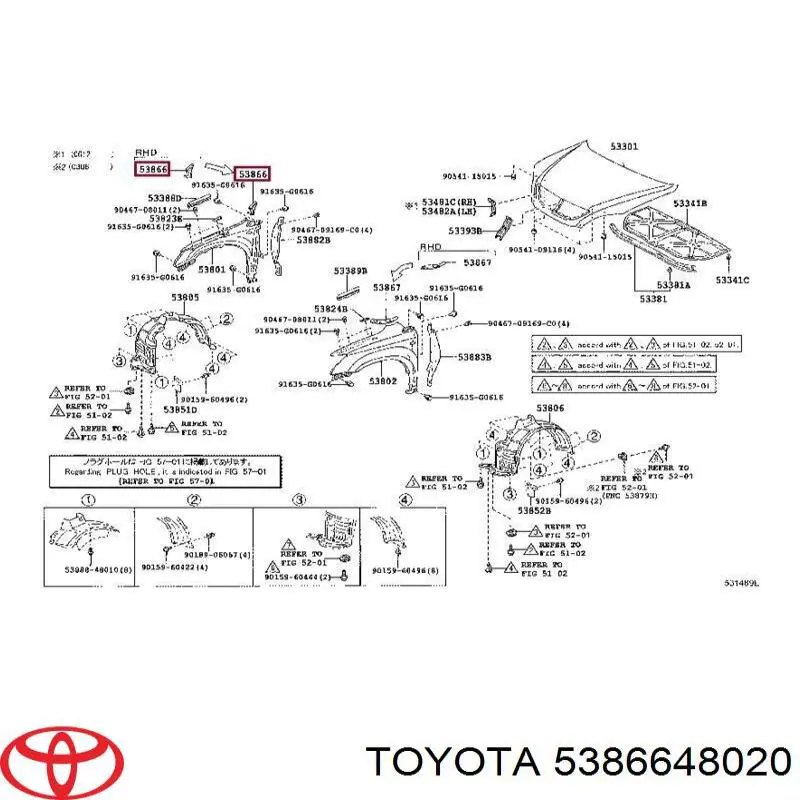  Toyota 5386648020 preço, a partir de 67,77 USD