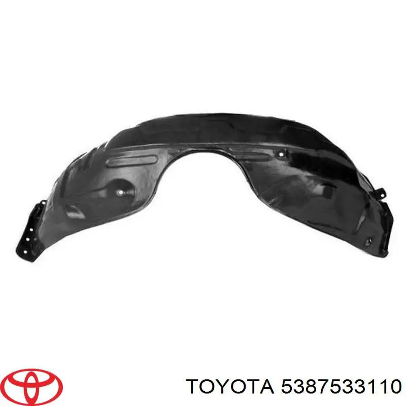 5387533110 Toyota Guarda-barras direito do pára-lama dianteiro