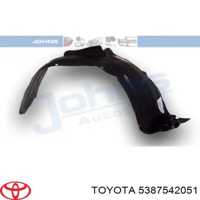 Guarda-barras direito do pára-lama dianteiro Toyota 5387542051 preço, a partir de 25,46 USD