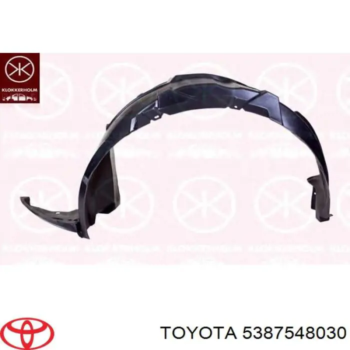  Guarda-barras direito do pára-lama dianteiro Lexus RX 300 SUV (MCU15) (2000 - 2003) 300