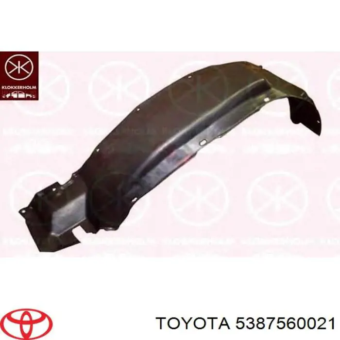 Guarda-barras direito do pára-lama dianteiro Toyota 5387560020 preço, a partir de 16,04 USD