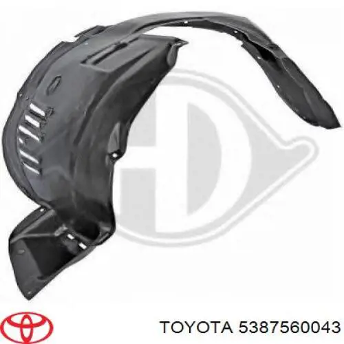 Guarda-barras direito do pára-lama dianteiro Toyota 5387560043 preço, a partir de 38,72 USD