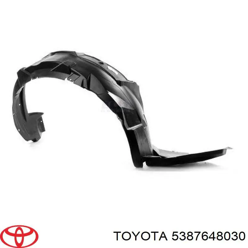 5387648030 Toyota Guarda-barras esquerdo do pára-lama dianteiro