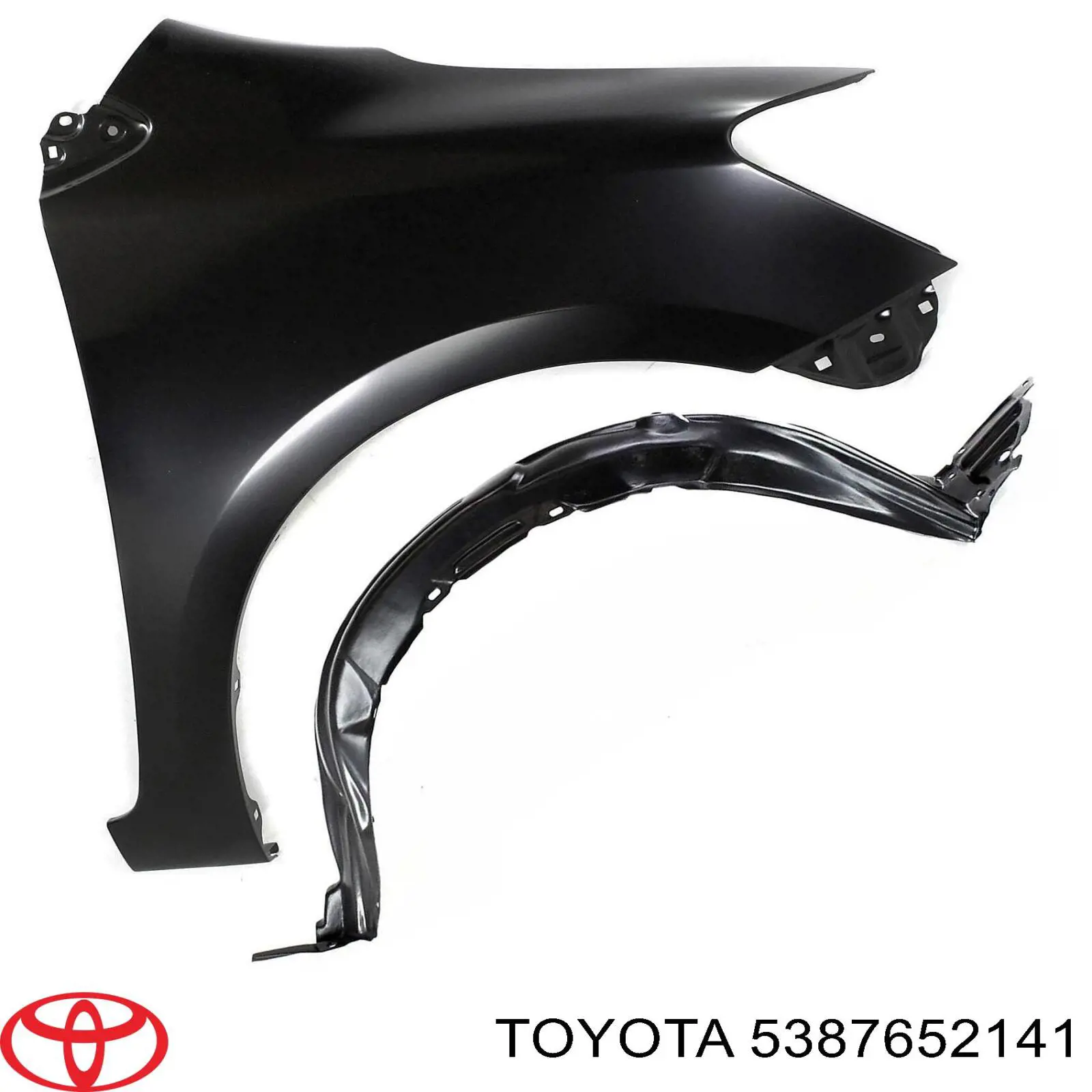 Compre 5387652140 Toyota Guarda-barras esquerdo do pára-lama dianteiro