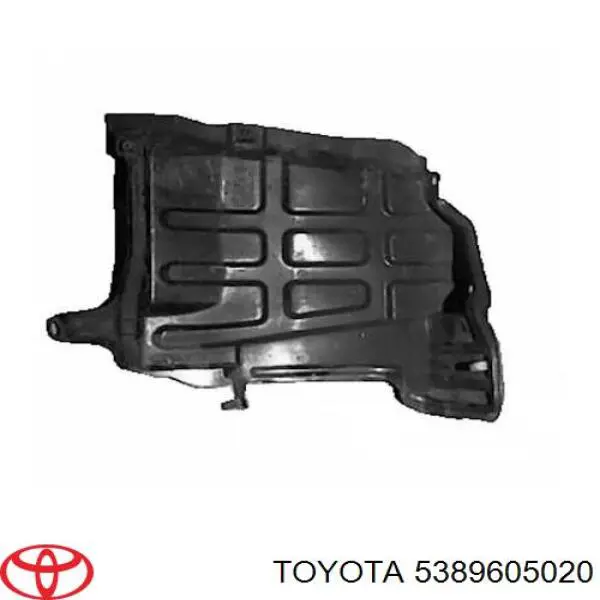 5389605020 Toyota Guarda-barras esquerdo dianteiro do pára-lama dianteiro
