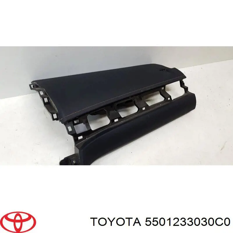 Compre 5501233030C0 Toyota Placa sobreposta de painel de instrumentos de passageiros do cinto de segurança